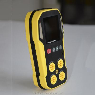 China Handheld Environmental Monitoring Smoke Analyzer, NOx, Socks, CO2, Co, Ambient O2 Gas Detector for sale