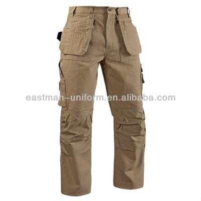 China designer waterproof cheap men's elastic waist cargo pants with side pockets/wholesale men's working cargo pants for sale