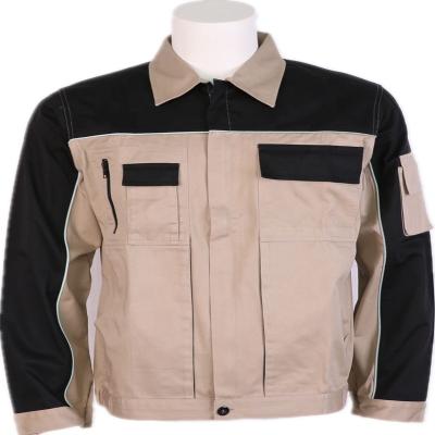 China Work Safety Breathable High Quality Workwear Jacket 100% Cotton Uniform Jacket for sale