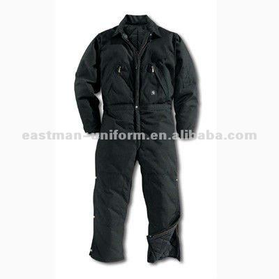 China Cheap winter raincoat men for overall work clothing/mens designer overall work wear/black winter working coveralls for men for sale