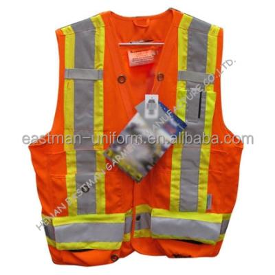 China Wholesale Acid Resistant Orange Safety Vest With EN471 Certificate FR Vest for sale