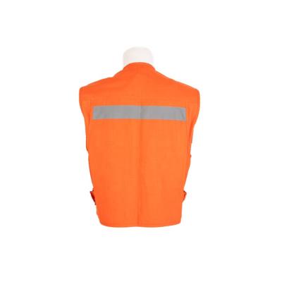 China Vests Factory Outlet Polyester Fishing Vest With Reflective Strips for sale