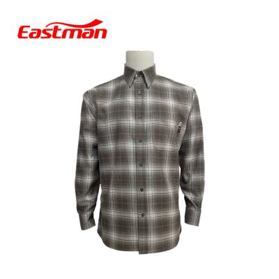 China Flame Retardant Outlet Rating On Plaid Shirts Flame Retardant Classic Workwear Shirts For NFPA2112 for sale