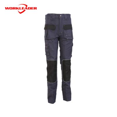 China Men's Canvas Regular Twill Multi Pocket Cargo Pant Anti-Static With Knee Pad for sale