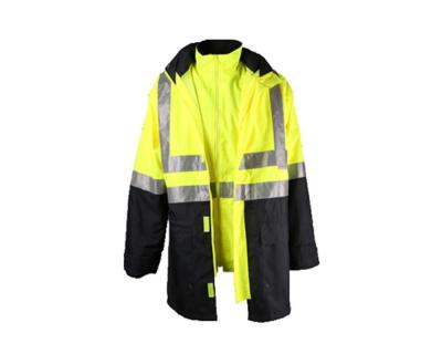 China Jacket 3 in 1 Waterproof Oxford Hivi Safety Thermal Jacket for sale