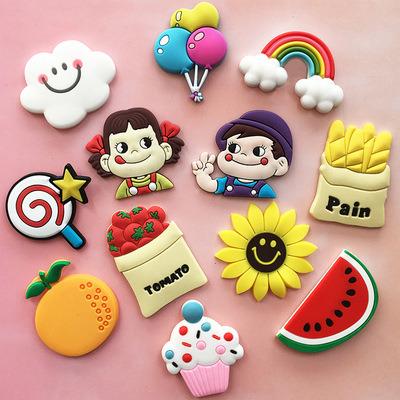 China Creative hot selling IN STOCK couple refrigerator children cartoon toy stickers early education magnetic stickers for sale