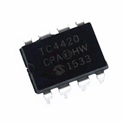 China Standard Integrated circuit power driver IC chip TC4420CPA TC4420 IC GATE DRVR LOW-SIDE 8DIP for sale