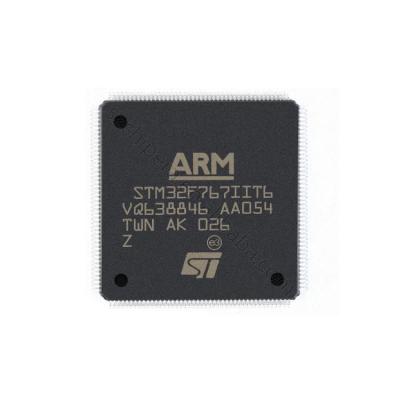 China Standard Electronic Components MCU 32Bit STM32F ARMBased CortexM7 RISC 2MB Flash 176Pin LQFP Tray STM32F767IIT6 for sale