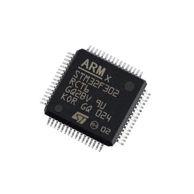 China Standard New and Original stock STM32F302 STM32F ARM Cortex M4 RISC 256KB 64 pin STM32F302RCT6 for sale