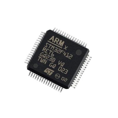 China Standard Original New IC Chips STM32F412 ST Microelectronics LQFP 64 10x10x05P RoHS STM32F412RET6 for sale