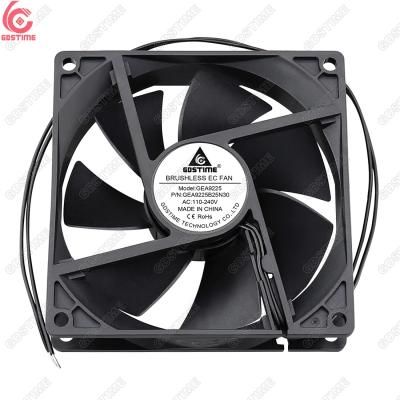 China Computer Case Gdstime GEA9225 92X92X25mm AC 110V 120V 220V 240V 90mm AC Brushless Axial Fan for sale