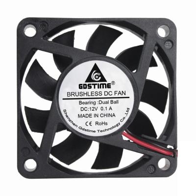 China Gdstime GDA6015 60mm 60x60x15mm DC 12V Industrial Ball Bearing DC Air Cooling Exhaust Axial Fan Computer Case for sale