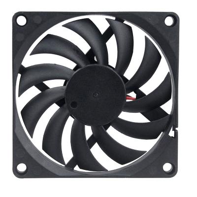 China Gdstime GDA8010 80x80x10mm 80mm DC 12V Sleeve Bearing DC Fan for Hotels Exhaust Brushless Axial Cooler for sale