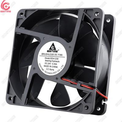 China Computer Case Gdstime GDA1238 DC 24V 120x120x38mm 120mm Hydraulic Bearing DC 24V 120x120x38mm 120mm Server Cooler Brushless Fan for sale