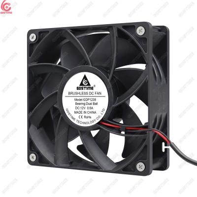 China Computer Case Gdstime GDP1238 DC 12V Fans DC Aixal 120mmx120mmx38mm Ball Bearing Cooling DC Motor Case Fan 120mm Fan for sale