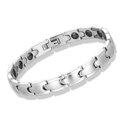 China New Nickel Free Magnetic Bracelet For Women Arthritis Pain Relief Stainless Steel Stylish Health Magnet Adjustable Bracelets for sale