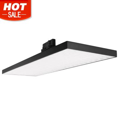 China Modern High Lumen 8000lm Supermarket Aisle Lighting Dali Dimmable Led Track Panel Linear Light for sale