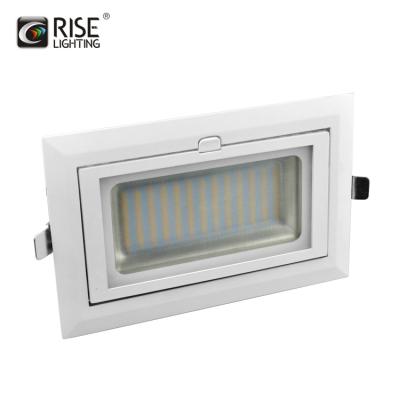 China Residential Rectangular Led Adjustable Ceiling Light Store Light 110lm/w Smd for sale