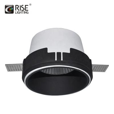 China Newest Downlights 2019 modLVDe 15W Anti-glare 1500lm Recessed Trimless COB Led Downlight for sale