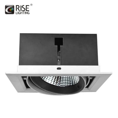 China Multiple Downlights AR111 Lamps 15W 20W Square Recessed Led Downlight Fixture for sale