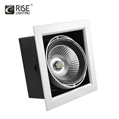 China Trim & Downlights Trimless Dimmable 15W Cutting 160X160mm COB Square Led Downlight for sale