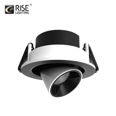 China Modern SAA CE Hotel Gimbal 8W 15W 20W Grille Recessed Fixture Led COB Downlight for sale