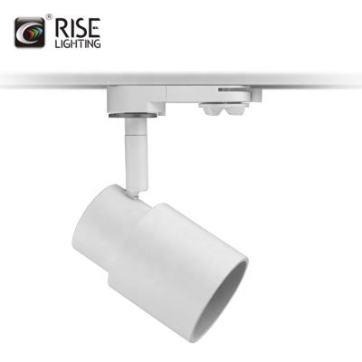 China Retail Store GU10 Lamp Holder Track Fixture With Rise Lighting Spot 100-240v Track Light for sale