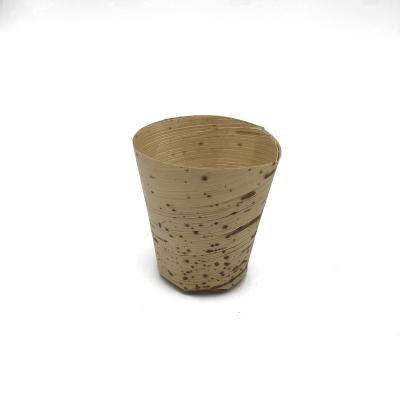 China Good Quality Disposable Biodegradable Cup Fashionable Bamboo Disposable Coffee Cups Made From Bamboo for sale