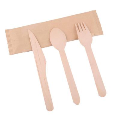 China Newest Disposable Hot Selling Disposable Cutlery 160cm Wooden Disposable Cutlery Set 160cm Heat Resistant Wood Disposable Cutlery For Party for sale