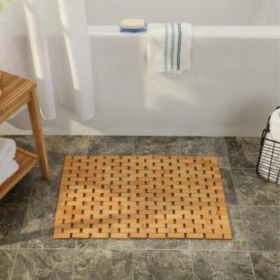 China Ethink Viable Silicone Non Slip Pads Non Slip Quick Dry Bamboo Bath Mat For Bathroom And Kitchen for sale