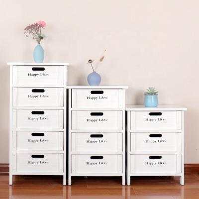 China eco-friendly modern solid paulownia wood bedroom storage cabinet for sale