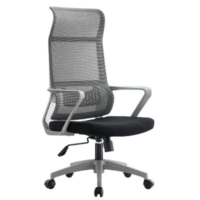 China (Height) Cleaning and Maintenance Height Adjustable Office Chair Well-cushioned Ergonomic Chairs Mesh With Headrest for sale