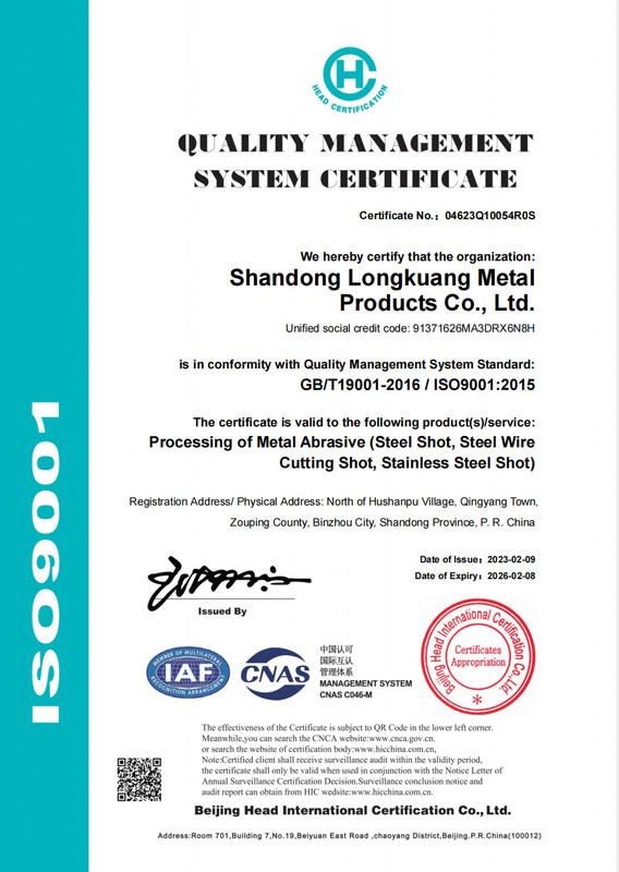 검증된 중국 공급업체 - Shandong Longkuang Metal Products Co., Ltd.