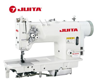 China Garment Shops JUITA 8420 High Speed ​​Double Needle Lockstitch Sewing Machine for sale