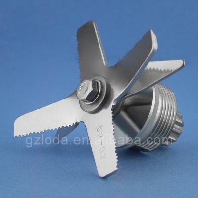 China Stainless Steel Hardered 6 Stainless Steel Mixing And Cutting Blade Commercial Blender Spare Parts Blender for sale