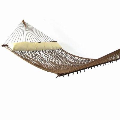 China Durable Cotton Rope Hammock Swing Chair Mesh Net Hammock for sale