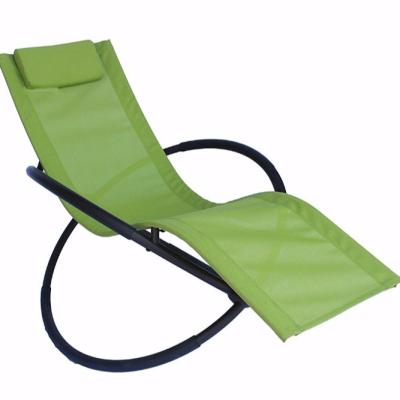 China Convenient Outdoor Orbital Patio Sofa Foldable Rocking Chair - Green for sale