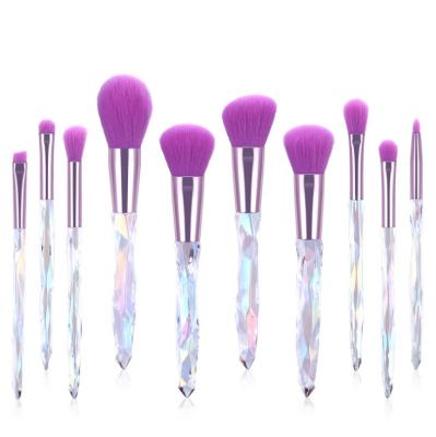 China Angular Blush Hot Selling Diamond Makeup Brush Private Label Crystal Eyeshadow Makeup Brush for sale