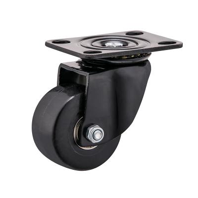 중국 PIVOT 50mm Diameter Full Swivel Plate High Capacity Top Injection Modified Nylon Caster Wheels 판매용