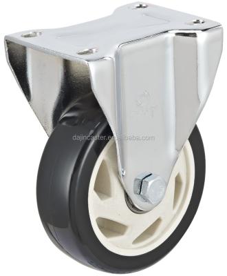 China Industry wheel retractable casters for skateboard 75,100,125mm for sale