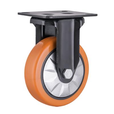 중국 Wire Top Guard Universal Plastic Swivel Plate PU Swivel Rigid 6