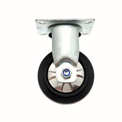 중국 TPR Thread Guard TPR Caster Wheel Heavy Duty Elastic Heavy Duty Thermoplastic Rubber Fix Ball Bearing Mid Wheel 3 Inch 4 Inch 5 Inch 6 Inch - 판매용