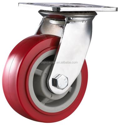 Китай Heavy Duty Industrial Type PU Caster PIVOT Wheel And Swivel Caster продается