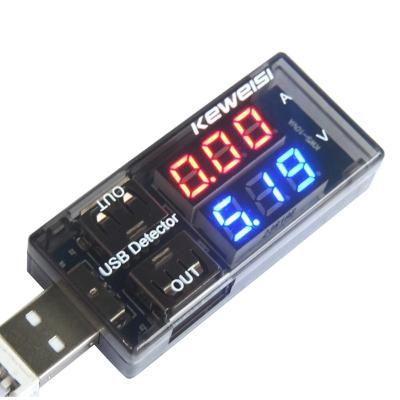 China - Keweisi USB Current and Voltage Tester Usb Voltage and Current Meter USB Charger Doctors Mobile Battery Tester Power Detector for sale