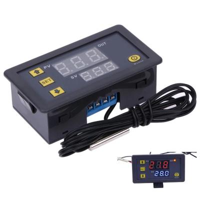 China - W3230 12V 24V AC110-220V probe line 20A Digital temperature control LED display thermostat with heat/cooling control instrument for sale