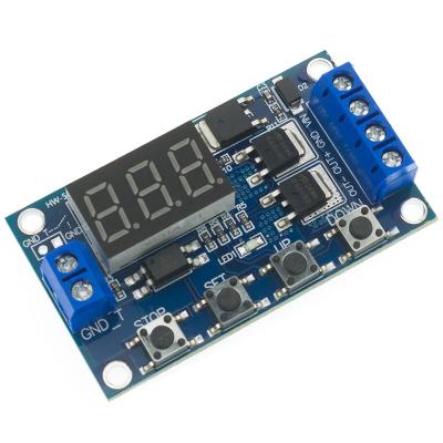 China - DC 12V 24V Dual MOS Tube LED Digital Relay Trigger Cycle Timer Delay Switch Board Timing Time Delay Control Module for sale