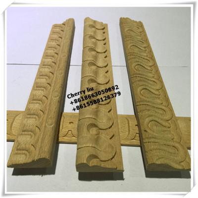 China decorative wooden ceiling molding carved wood kichen wooden cabinet molding molding for sale