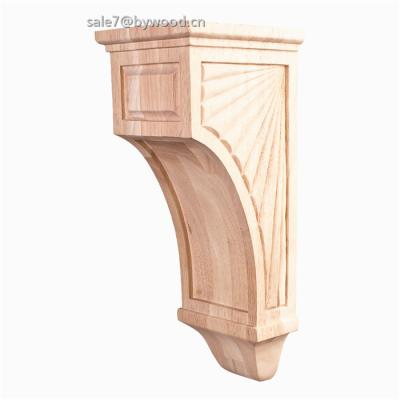 China Elegant Home Wooden Braces Wooden Solid Wood Animal Brace Solid Wood Decoration Materials for sale