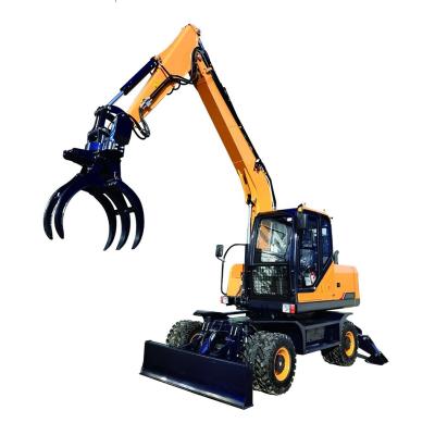 China Wheel Grab loader H9088 log loader sugarcane loader grapple loader zu verkaufen