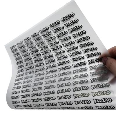 China 2021 Free Sample 3D High Density Heat Transfer Sticker Heat Press Transfer Logo for sale